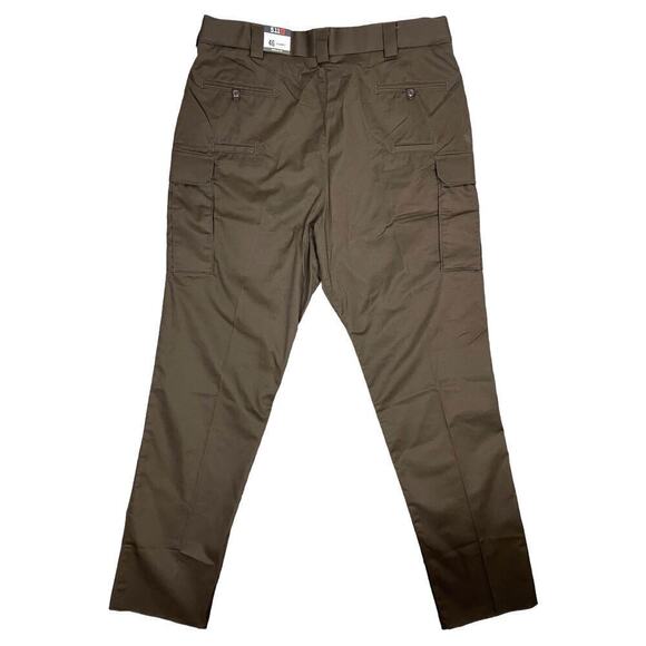 5.11 B-Class PDU Twill Pants Brown Size 46 Unhemmed Workwear Rugged Teflon - Picture 10 of 13